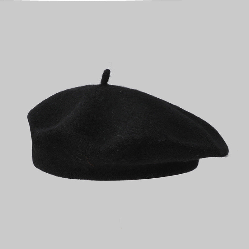 Wholesale Autumn and Winter Women's Solid Color Beret
